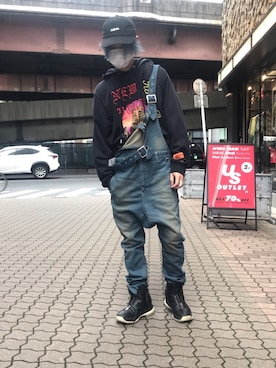 「ISAMU KATAYAMA BACKLASH（イサムカタヤマバックラッシュ）のアイテム」を使った、yoshiaki matsufujiさん（メンズ・165cm）の夏コーディネート