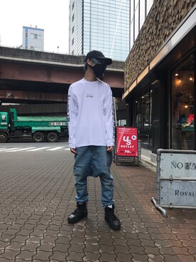 「THE inc.（ザ インク）のアイテム」を使った、yoshiaki matsufujiさん（メンズ・165cm）の夏コーディネート