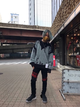 「FAGASSENT（ファガッセン）のアイテム」を使った、yoshiaki matsufujiさん（メンズ・165cm）の夏コーディネート