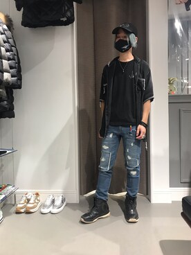 「1piu1uguale3 RELAX（ウノピュウノウグァーレトレリラックス）のアイテム（パンツ）」を使った、yoshiaki matsufujiさん（メンズ・165cm）の夏コーディネート