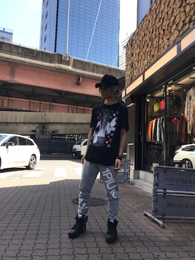 「1piu1uguale3 RELAX（ウノピュウノウグァーレトレリラックス）のアイテム（帽子）」を使った、yoshiaki matsufujiさん（メンズ・165cm）の秋コーディネート
