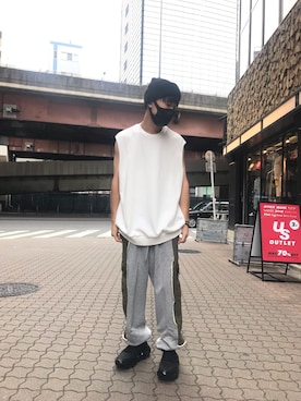 「roarguns（ロアーガンズ）のアイテム」を使った、yoshiaki matsufujiさん（メンズ・165cm）の秋コーディネート