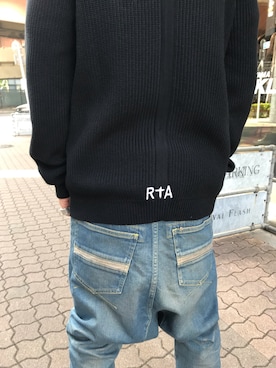 「RtA（アールティーエー）のアイテム」を使った、yoshiaki matsufujiさん（メンズ・165cm）の秋コーディネート