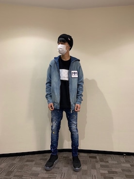 「muta（ムータ）のアイテム」を使った、yoshiaki matsufujiさん（メンズ・165cm）の秋コーディネート