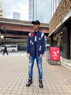 「muta（ムータ）のアイテム」を使った、yoshiaki matsufujiさん（メンズ・165cm）の秋コーディネート