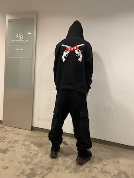 「roarguns（ロアーガンズ）のアイテム」を使った、yoshiaki matsufujiさん（メンズ・165cm）の冬コーディネート