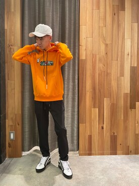 「1piu1uguale3 RELAX（ウノピュウノウグァーレトレリラックス）のアイテム（帽子）」を使った、yoshiaki matsufujiさん（メンズ・165cm）の春コーディネート