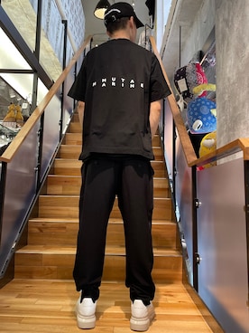 「DSQUARED2（ディースクエアード）のアイテム（帽子）」を使った、yoshiaki matsufujiさん（メンズ・165cm）の春コーディネート