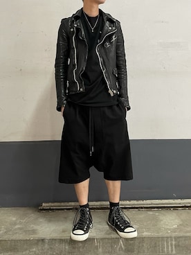 「ISAMU KATAYAMA BACKLASH（イサムカタヤマバックラッシュ）のアイテム（パンツ）」を使った、yoshiaki matsufujiさん（メンズ・165cm）の春コーディネート