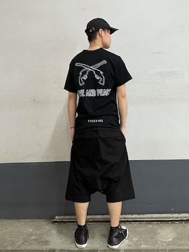 「ISAMU KATAYAMA BACKLASH（イサムカタヤマバックラッシュ）のアイテム（パンツ）」を使った、yoshiaki matsufujiさん（メンズ・165cm）の春コーディネート
