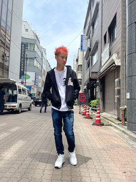 「roarguns（ロアーガンズ）のアイテム」を使った、yoshiaki matsufujiさん（メンズ・165cm）の春コーディネート