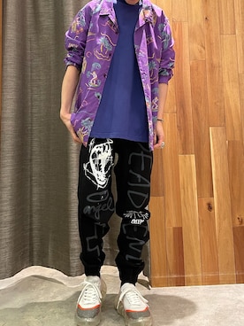 「guernika（ゲルニカ）のアイテム」を使った、yoshiaki matsufujiさん（メンズ・165cm）の春コーディネート