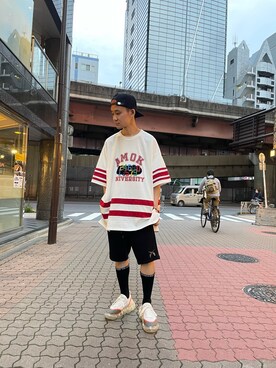 yoshiaki matsufujiさん（メンズ・165cm）の夏コーディネート