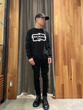 「DSQUARED2（ディースクエアード）のアイテム（帽子）」を使った、yoshiaki matsufujiさん（メンズ・165cm）の夏コーディネート