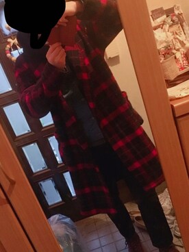 「HERE'S（HERE'S）のアイテム（スウェット）」を使った、yukiさん（メンズ・168cm）の冬コーディネート