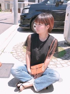 「DAISO（DAISO）のアイテム」を使った、きな☆ki_naさん（レディース・153cm）の春コーディネート