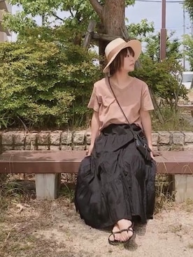 「DAISO（DAISO）のアイテム」を使った、きな☆ki_naさん（レディース・153cm）の春コーディネート