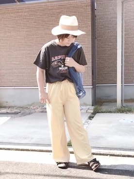 「DAISO（DAISO）のアイテム」を使った、きな☆ki_naさん（レディース・153cm）の夏コーディネート