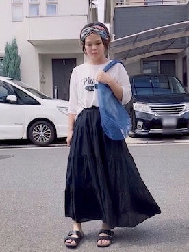 「DAISO（DAISO）のアイテム」を使った、きな☆ki_naさん（レディース・153cm）の夏コーディネート