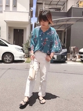 「DAISO（DAISO）のアイテム」を使った、きな☆ki_naさん（レディース・153cm）の夏コーディネート