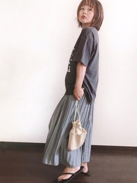 「DAISO（DAISO）のアイテム」を使った、きな☆ki_naさん（レディース・153cm）の夏コーディネート