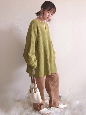 「antiqua」｜「アイテム（その他シューズ）」を使った、きな☆ki_naさん（レディース・153cm）の秋コーディネート