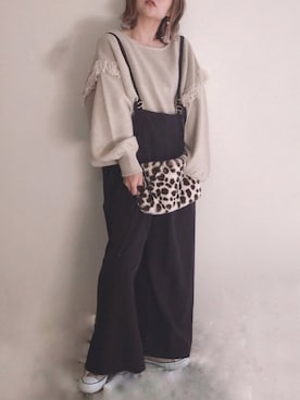 「Handmade（ハンドメイド）のアイテム」を使った、きな☆ki_naさん（レディース・153cm）の冬コーディネート