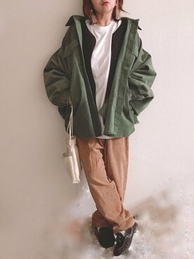 「Handmade（ハンドメイド）のアイテム」を使った、きな☆ki_naさん（レディース・153cm）の冬コーディネート