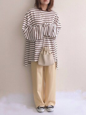 「CFT.（シフト）のアイテム（アクセサリー）」を使った、きな☆ki_naさん（レディース・153cm）の春コーディネート