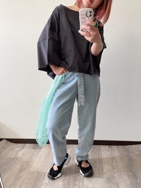 「DAISO（DAISO）のアイテム」を使った、きな☆ki_naさん（レディース・153cm）の春コーディネート
