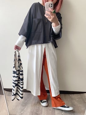 「CFT.（シフト）のアイテム（アクセサリー）」を使った、きな☆ki_naさん（レディース・153cm）の春コーディネート