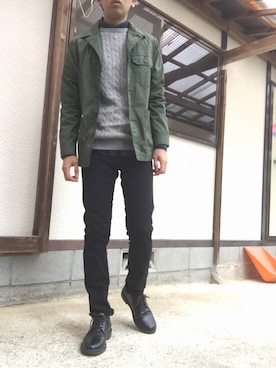 「SHOTOのアイテム」を使った、koheyさん（メンズ・170cm）の秋コーディネート