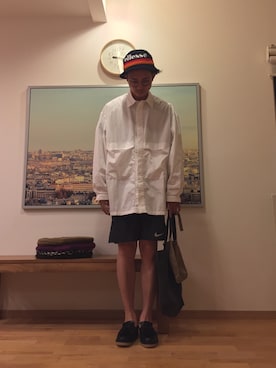 「ellesse（エレッセ）のアイテム（帽子）」を使った、MOSさん（メンズ・178cm）の夏コーディネート