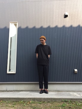「URBAN RESEARCH（アーバンリサーチ）のアイテム（ニットキャップ/ビーニー）」を使った、MOSさん（メンズ・178cm）の夏コーディネート