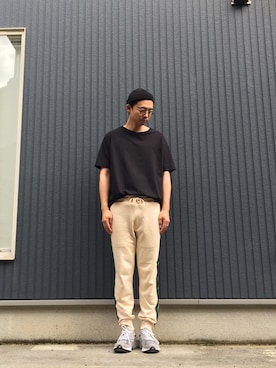 「URBAN RESEARCH（アーバンリサーチ）のアイテム（ニットキャップ/ビーニー）」を使った、MOSさん（メンズ・178cm）の夏コーディネート