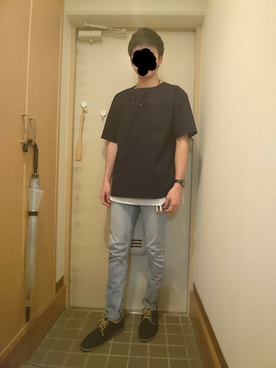 「jiggys shop（ジギーズショップ）のアイテム」を使った、ゆっけさん（メンズ・172cm・20代）の夏コーディネート