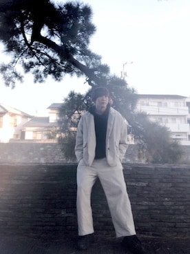 すけちゃんぽんさん（メンズ・167cm）の春コーディネート