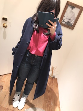 「IENA SLOBE」｜Chie♡さん（レディース・152cm）の冬コーディネート