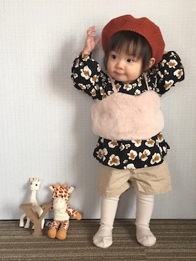 ゆづたんさん(キッズ・70cm)の冬コーディネート