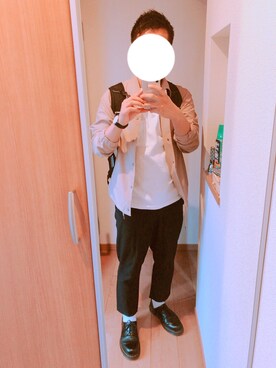 「JOINT WORKS（ジョイントワークス）のアイテム（ジャケット/アウター）」を使った、ふじたくさん（メンズ・170cm）の夏コーディネート