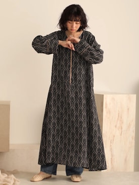 「Bab（バブ）のアイテム（ワンピース/ドレス）」を使った、Bab pressさん（レディース・160cm）の冬コーディネート