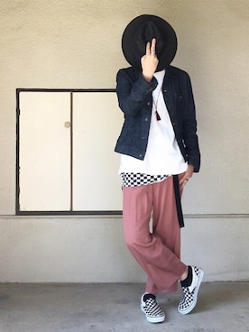 「アイテム（スリッポン、その他）」を使った、サマルさん（メンズ・175cm）の秋コーディネート