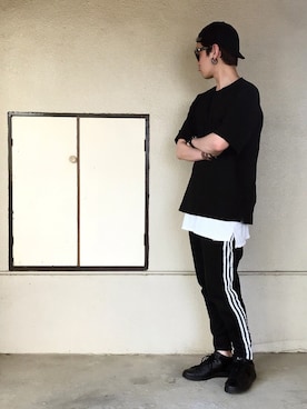 「antiqua（アンティカ）のアイテム（アクセサリー）」を使った、サマルさん（メンズ・175cm）の春コーディネート