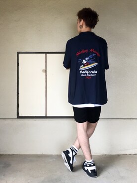 「ミッキー」｜サマルさん（メンズ・175cm）の夏コーディネート