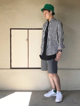 「Vaya Con Dios（ヴァヤコンディオス）のアイテム」を使った、サマルさん（メンズ・175cm）の夏コーディネート