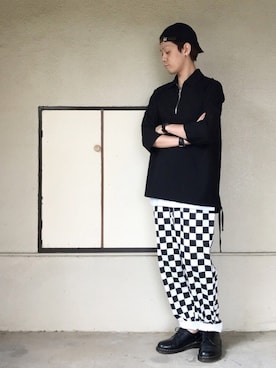 「ZIP FIVE（ジップファイブ）のアイテム（キャップ）」を使った、サマルさん（メンズ・175cm）の秋コーディネート