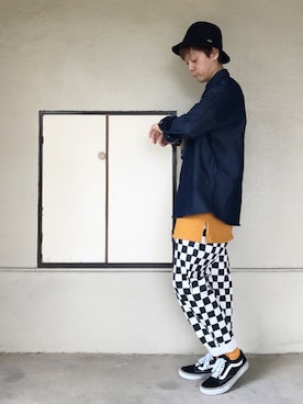 「アイテム（ピアス（片耳用））」を使った、サマルさん（メンズ・175cm）の秋コーディネート