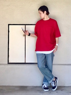 「ZIP FIVE（ジップファイブ）のアイテム（キャップ）」を使った、サマルさん（メンズ・175cm）の秋コーディネート