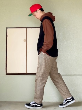 「Vaya Con Dios（ヴァヤコンディオス）のアイテム」を使った、サマルさん（メンズ・175cm）の春コーディネート