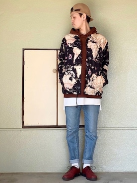「zozoデニム」｜「アイテム（ブーツ）」を使った、サマルさん（メンズ・175cm）の春コーディネート